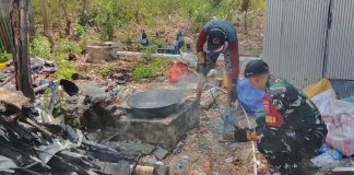 Langkah Dandim Wajo Berdayakan Warga, Ketua Relawan Setia Prabowo Dorong Jadi Model yang Bisa Direplikasi Babinsa Wajo Melakukan Pemberdayaan Bersama Warga dalam Pengelolaan Sampah (Foto/Ist)*