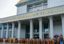 Dugaan Korupsi Makan Minum Tamu, Gubernur, Wagub dan Sekda Sultra Berpotensi Jadi “Tersangka” FOTO: Ilustrasi Kantor Gubernur Sulawesi Tenggara