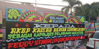 Ferdy Sambo Beri Ucapan Selamat ke Kapolres Pelabuhan Makassar FOTO: Ucapan selamat dari mantan Kadiv Propam Polri, Ferdy Sambo kepada AKBP Kaisar Reman Sambo, S.I.K, MH sebagai Kapolres Pelabuhan Makassar. (ist)