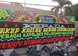Ferdy Sambo Beri Ucapan Selamat ke Kapolres Pelabuhan Makassar FOTO: Ucapan selamat dari mantan Kadiv Propam Polri, Ferdy Sambo kepada AKBP Kaisar Reman Sambo, S.I.K, MH sebagai Kapolres Pelabuhan Makassar. (ist)