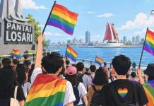 BMI Bakal Bubarkan Pawai Semarak LGBT di Makassar, Ajak Ormas Agama Lainnya Ikut Bergabung FOTO: Ilustrasi Kampanye LGBT di Kota Makassar.