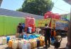 El Nino Hingga Akhir September 2026, Pemerintah Kota Makassar Telah Menyuplay 5 Juta Lebih Air Bersih FOTO: BPBD Kota Makassar saat melakukan distribusi air bersih di sejumlah kecamatan di kota Makassar. (Dok BPBD)