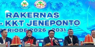 Rakernas KKT Digelar Usai Pelantikan, Illank Radjab Dorong Ruang Penguatan Warga Jeneponto di Makassar FOTO: Dalam kepengurusan DPP KKT, Ketua Umum Lembaga Studi Hukum dan Advokasi Rakyat (LASKAR) Sulawesi Selatan, Illank Radjab, S.H., dipercaya sebagai Wakil Ketua Bidang Hukum.