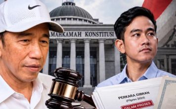 Malam ini “Adu Penalti” di MK: Denny Indrayana VS Gibran FOTO: Ilustrasi Joko Widodo (Jokowi) dan Gibran Rakabuming Raka