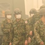Disambut Marching Band, Netizen Sebut Tentara Jepang Kebingungan FOTO: Pasukan Bela Diri Jepang (JSDF) di Kalimantan Barat, Indonesia. (Dok via Facebook)