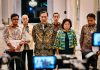 Presiden Menerima Jajaran DEN di Istana Merdeka FOTO: Ketua Dewan Ekonomi Nasional, Luhut Binsar Panjaitan saat memberikan keterangan pers di Istana Merdeka, Jakarta, pada Selasa, 20 Oktober 2026. (Dok Seskab)