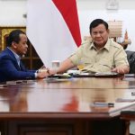 Bahlil Sebut Cadangan Pertalite Berada di Kisaran 16 -18 Hari Kedepan FOTO: Menteri Energi dan Sumber Daya Mineral sekaligus Menteri Koordinator Bidang Hilirisasi dan Transisi Energi, Bahlil Lahadalia saat menghadap ke Presiden Prabowo Subianto di Istana Merdeka. Selasa (20/10/2026). Dok. Seskab)