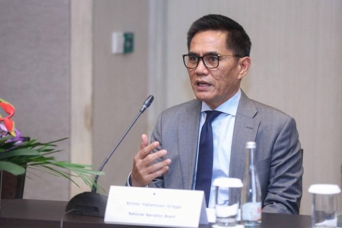 FOTO: Deputi Hukum dan Kerja Sama BNN RI, Krisno H. Siregar, pada pertemuan yang berlangsung di DoubleTree Hotel, Cikini, Jakarta Pusat, pada Selasa (27/10). (Dok. Humas BNN)