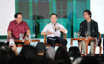 Saat Ahok dan Tom Lembong Berdiskusi Dengan Generasi Muda di Millenium Public Pulse 28 FOTO: DPP PDI Perjuangan Bidang Pemuda dan Olahraga bersama Millennium Public Pulse 28 menggelar dialog antargenerasi pada Rabu (28/10/2026). (Foto: Monang Sinaga)