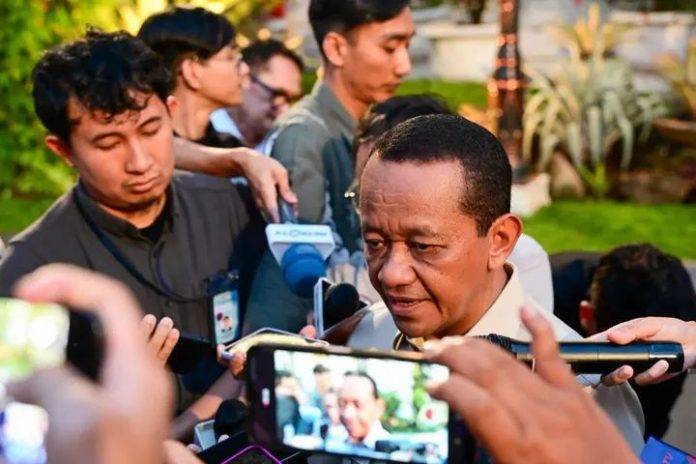 FOTO: Menteri Koordinator Bidang Hilirisasi dan Transisi Energi Bahlil Lahadalia, Kamis (29/10/2026). (Sumber: BPMI Setpres)