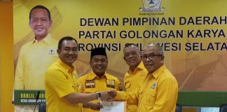 Patarai Amir Pimpin Panitia Pelantikan Pengurus Golkar Sulsel, 24 Oktober Jadi Momentum Konsolidasi FOTO: Andi Patarai Amir sebagai Ketua Panitia Pelaksana Pelantikan Pengurus DPD I Partai Golkar Sulsel periode 2024–2030.
