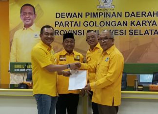 Patarai Amir Pimpin Panitia Pelantikan Pengurus Golkar Sulsel, 24 Oktober Jadi Momentum Konsolidasi FOTO: Andi Patarai Amir sebagai Ketua Panitia Pelaksana Pelantikan Pengurus DPD I Partai Golkar Sulsel periode 2024–2030.