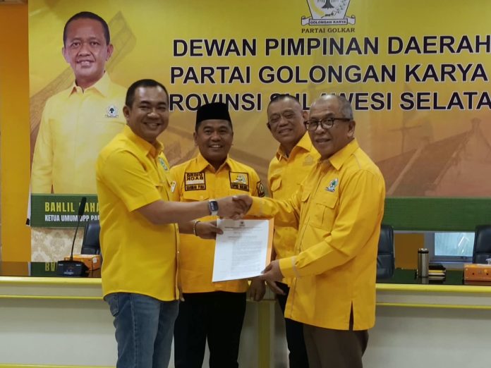 FOTO: Andi Patarai Amir sebagai Ketua Panitia Pelaksana Pelantikan Pengurus DPD I Partai Golkar Sulsel periode 2024–2030. FOTO: Andi Patarai Amir sebagai Ketua Panitia Pelaksana Pelantikan Pengurus DPD I Partai Golkar Sulsel periode 2024–2030.