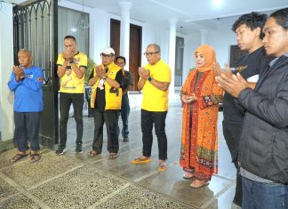 Dilepas Aliyah, IAS Bertolak ke Selayar Laksanakan Konsolidasi Golkar Sulsel FOTO: Ketua DPD I Partai Golkar Sulsel, Ilham Arief Sirajuddin (IAS) bersama sejumlah fungsionaris pengurusnya bertolak menuju Kabupaten Selayar, Kamis, 1 Oktober 2026, malam.