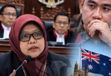 Atase KBRI Canberra Dihadirkan di MK: Australia Tak Pernah Sebut Setara SMA FOTO: Ilustrasi sidang MK, Menghadirkan Atase Pendidikan KBRI Canberra Yuli Rahmawati.