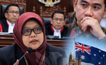 Atase KBRI Canberra Dihadirkan di MK: Australia Tak Pernah Sebut Setara SMA FOTO: Ilustrasi sidang MK, Menghadirkan Atase Pendidikan KBRI Canberra Yuli Rahmawati.