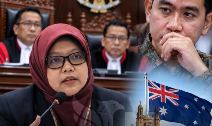 FOTO: Ilustrasi sidang MK, Menghadirkan Atase Pendidikan KBRI Canberra Yuli Rahmawati.