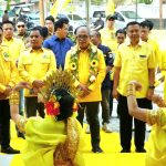 IAS Puji Kepemimpinan Basli Ali Antar Golkar Terus Berjaya di Kabupaten Kepulauan Selayar FOTO: Ilham Arief Sirajuddin (IAS) didampingi Sekertaris DPD I Golkar Sulsel Rahman Pina di Kabupaten Kepulauan Selayar.