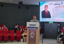 Taruna Ikrar, Kepala BPOM, Ajak Ilmuwan ASEAN Bangun Ekosistem Mikrobioma di Sunway University Selangor Malaysia