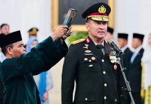 LHKPN Kapolri Suyudi di KPK Tercatat Rp 5,4 Miliar FOTO: Kepala Kepolisian Negara Republik Indonesia Jenderal Polisi Suyudi Ario Seto saat dilantik Presiden Prabowo Subianto di Istana Negara, Jakarta Pusat, Kamis (1/10). (Dok. Seskab)