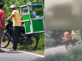 Tukang Bakso Keliling Jadi Korban Penikaman, Jubir OPM Sebut Agen Intelijen FOTO: Diduga para pelaku saat melakukan aksi penikaman terhadap Kole Lasari alias Ari (34) pedagang bakso keliling di Jalan J.B Wenas, Kampung Wesama, Distrik Wesaput, Wamena, Papua, Rabu, 30 September 2026 sekitar pukul 13.30 WIT. (ist)