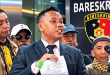 Praktisi Hukum akan ke DPR Soal Pemakzulan Gibran, Jubir Gerindra: Hentikan Polemik FOTO: Ilustrasi Ahmad Khozinudin saat melaporkan di Bareskrim Polri.
