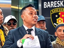 Gibran Resmi Dilaporkan Ahmad Khozinudin ke Bareskrim Terkait Suket Pendidikan FOTO: Ilustrasi Ahmad Khozinudin saat melaporkan di Bareskrim Polri.
