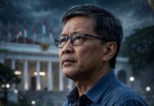 Ketika Prabowo Memeluk Duri FOTO: Ilustrasi Rocky Gerung