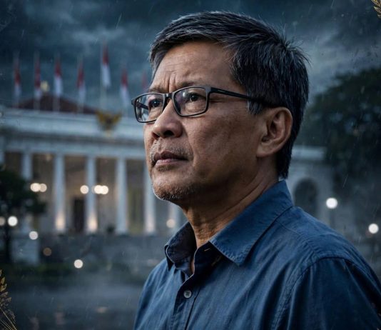 Ketika Prabowo Memeluk Duri FOTO: Ilustrasi Rocky Gerung