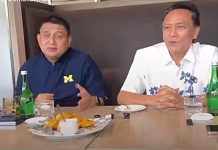 Alfian Temui APPI, Jawaban Politik Masih “Lampu Kuning” ini Kata Pengamat Politik FOTO: Munafri Arifuddin dan Andi Alfian Mallarangeng dalam suatu pertemuan di Makassar. (Tangkapan layar)