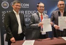 Di HEPCON 2026, Prof. JJ Tandatangani MoU Mewakili Unhas dan Unsrat dengan Kampus Filipina FOTO: Dr Sawedi, Rektor Universitas Hasanuddin (Unhas), Prof. Dr. Ir. Jamaluddin Jompa, M.Sc., menandatangani nota kesepahaman (MoU) dengan Nueva Vizcaya State University (NVSU), Filipina.Penandatanganan berlangsung di sela pelaksanaan Higher Education Partnerships Conference (HEPCON) 2026 di Cebu, Filipina.