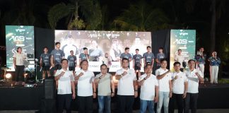 Tim AAS Siap Bertarung di Liga Padel Indonesia FOTO: Peluncuran tim dan jersey AAS Padel Team 2026 di eks Hotel Pantai Gapura Makassar, Minggu (4/10/2026) malam.