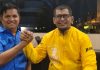 Ketua Umum BARAK 145 Dorong Arifin Majid Dipertimbangkan sebagai PTL Golkar Makassar FOTO: Arifin Majid Anggota DPRD Makassar bersama Ketua Umum Barisan Anak Rakyat (BARAK) 145, Illank Radjab.