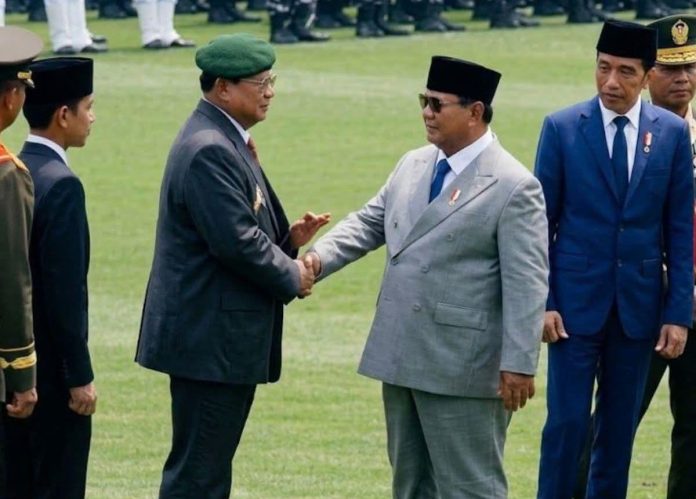 Img 20261006 Wa0102 FOTO: Dua mantan presiden saat mendampingi Prabowo di HUT TNI Ke 81 Tahun. (ist)