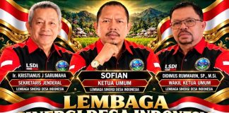 Ketum Sofian Tegaskan Komitmen LSDI Bangun Desa Berbasis Teknologi dan Pertanian Cerdas Ket Foto: Jajaran Pengurus Lembaga Sinergi Desa Indonesia (LSDI)