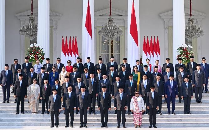 FOTO: Presiden Prabowo Subianto secara resmi melantik para wakil menteri Kabinet Merah Putih masa jabatan periode tahun 2024-2029. Acara pelantikan tersebut digelar di Istana Negara, Jakarta, pada Senin, 21 Oktober 2024. (Dok. Seskab) FOTO: Presiden Prabowo Subianto secara resmi melantik para wakil menteri Kabinet Merah Putih masa jabatan periode tahun 2024-2029. Acara pelantikan tersebut digelar di Istana Negara, Jakarta, pada Senin, 21 Oktober 2024. (Dok. Seskab)