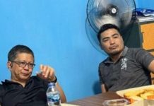 Praktisi Hukum Bela Fanny Frans, Jangan Gunakan Marwah Profesi untuk Memperkeruh Polemik FOTO: Syamsul Bahri Majjaga (Kanan) saat bersama Rocky Gerung di Kantor PBHI Sulawesi Selatan. (ist)