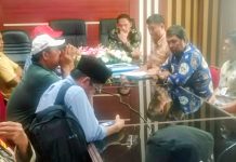 Keluarga Mangade To Magi Desak Bupati Luwu Timur Segera Hentikan Land Clearing PT IHIP FOTO: Arfah Syam, dalam dialog dengan jajaran Pemerintah Kabupaten Luwu Timur di ruang rapat Sekretaris Daerah, Kamis (15/10/2026).
