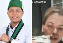 Ket Foto: Gabungan Gambar Direktur LKBHMI HMI Cabang Makassar, Alif Fajar, S.H., & Produk Skincare yang di Sorot (Edt)*