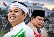 Sedang Berkuasa, Elektabilitas Prabowo Anjlok, Survei SMRC KDM Unggul Jauh FOTO: Ilustrasi Kang Dedi Mulyadi dan Prabowo Subianto.