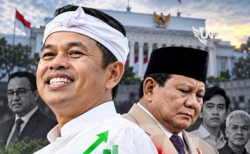 Sedang Berkuasa, Elektabilitas Prabowo Anjlok, Survei SMRC KDM Unggul Jauh FOTO: Ilustrasi Kang Dedi Mulyadi dan Prabowo Subianto.