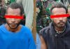 Anggota OPM Kodap IV Sorong Raya Menyerahkan Diri, Sebelumnya di Kabarkan Tewas FOTO: Anton Fatem dan Yesias Fatem, Kelompok bersenjata OPM Kodap IV/Sorong Raya. (ist)