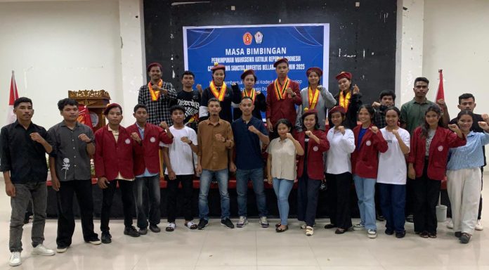 FOTO: Perhimpunan Mahasiswa Katolik Republik Indonesia (PMKRI) Cabang Gowa Sanctus Robertus Bellarminus.