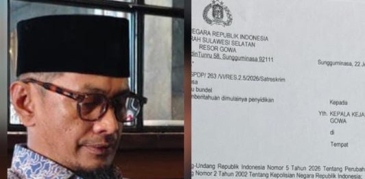 Illank Radjab Desak Kejelasan Penyidikan Laporan Fenny Frans: Martabat Anak Disabilitas Tak Boleh Direndahkan FOTO: Koordinator Koalisi organisasi kemasyarakatan (ormas), aktivis pemuda, dan mahasiswa, Illank Radjab, S.H., dan Surat Pemberitahuan Dimulainya Penyidikan. Surat itu bernomor: B/SPDP/263/VI/RES.2.5/2026/Satreskrim, Tanggal 26 Juni 2026. (Kolase)