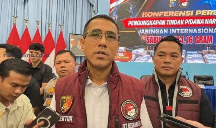 FOTO: Direktur Reserse Narkoba Polda Riau, Kombes Pol l Putu Yudha Prawira. (Dok via mata hukum) FOTO: Direktur Reserse Narkoba Polda Riau, Kombes Pol l Putu Yudha Prawira. (Dok via mata hukum)