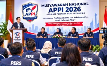 Munas APPI 2026 Perkuat Profesionalisme dan Independensi Pers FOTO: Asosiasi Pewarta Pers Indonesia (APPI) dijadwalkan menggelar Musyawarah Nasional (Munas) APPI 2026 pada Rabu, 11 November 2026, mulai pukul 13.00 WIB hingga selesai, bertempat di Hotel The Thavia, Jalan Letjen Suprapto, Jakarta Pusat.