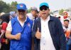 Kawal Atlet di Kejurnas Gateball XIII Cibubur, Hasbi Syamsu Ali Dorong Pembinaan Gateball Sulsel FOTO: Dari kiri, Ketua Pengprov Pergatsi Sulsel Ir Hasbi Syamsu Ali bersama Ketua Umum KONI Pusat, Letjen TNI (Purn) Marciano Norman.