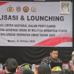 Perlu Kolaborasi Lintas Sektoral Cegah Paham Radikal FOTO: Kegiatan Sosialisasi dan Launching Kolaborasi lintas sektoral dalam pencegahan radikal pada generasi muda di wilayah Sumut untuk mewujudkan Indonesia Emas tahun 2045 di SMA Negeri 5, Jumat (23/10/2026).