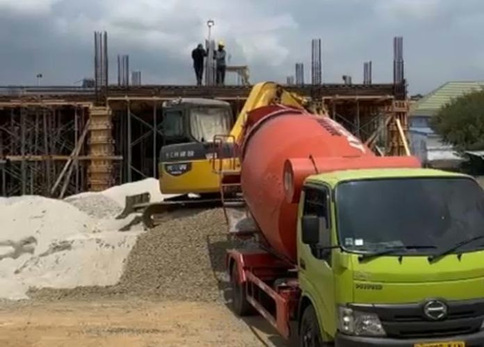 Ket Gambar: Lokasi Proyek rehabilitasi gedung Kantor Pengadilan Negeri (PN) Palopo Kelas IB. (dok.istimewa)
