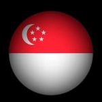 Sah!!..Pemerintah Indonesia, Pangkas Pasokan Gas ke Singapura FOTO: Ilustrasi bendera Singapore berlatar belakang hitam. (Dok Magnific)